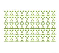 Multi-Size Plant Climbing Clips 50 Pack S M L Options(Green Small)