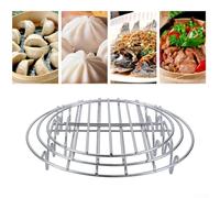 Multi Size Single Layer Grill Rack Tray for Air Fryer, Made from Stainless Steel to Support Steaming and Baking Various Foods without Compromise (9 inches)