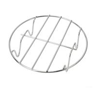 Multi Size Single Layer Grill Rack Tray for Air Fryer, Made from Stainless Steel to Support Steaming and Baking Various Foods without Compromise (6 inches)