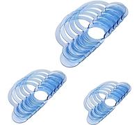 Multi-Size Standard Dental Mouth Openers for Game Mouth Opener Cheek and Lip Retractor Blue 15pcs (5 Large 5 Medium 5 Small)
