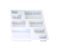 Multi Size Trapezoid Block Silicone Mold for Soap Crafting Jewelry Making Sturdy 22mm Height Multi Size Trapezoid Silicone Mold