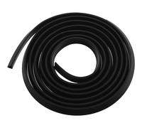 Multi-Size U Shaped Edge Trim, U Channel Edge Protector, Rubber Guard Seal Strip Edge Protector, Round Type and Flat Type, Black, 8mm(Height)*6mm(Width)*2mm(Groove) U Bottom