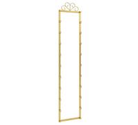 Multi-Slot Baseboards Sample Display Shelf, Retail Stores/Building Material Markets Large Storage Rack Wall Hanging, for Wooden Flooring/Color Swatch(Gold,Holds 10pcs)