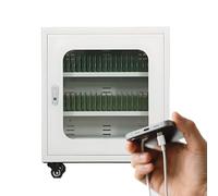 Multi-Slot Cell Phone Charging Station with Individual Secure Lockers, Portable Mobile Phone Charging Cabinet for Students, Employees, Tourists, Schools, Offices, and Events