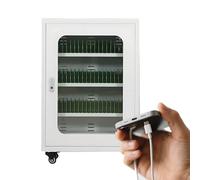 Multi-Slot Cell Phone Charging Station with Individual Secure Lockers, Portable Mobile Phone Charging Cabinet for Students, Employees, Tourists, Schools, Offices, and Events