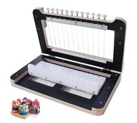 Multi Soap Loaf Cutter, 12-Wire Handmade Soap Cutter with Fixed 2.5cm Intervals, DIY Wood Tool for Soap Making, Candle Trimming, Cheese & Butter Slicing
