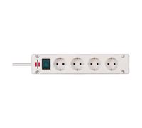 Multi-socket outlet with 4 Bremounta Universal 90° inclined sockets 1,5m