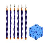 Multi Soldering Station Helper Hands with 6pcs Flexible Arms for PCB Board Soldering Assembly Repair Welding Tools(Blue)