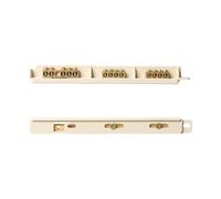 Multi-Specification Brass Grounding Rod Connector, Terminals Block for Junction Box & Home Wiring Grounding Rod