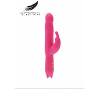 Pipedream Vibrator - Me You Us Ultra Joy Rabbit - Waterproof, Dual-stim, 10-speed - Pink 8 in