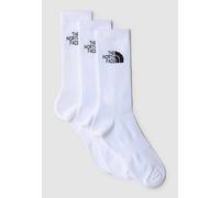 Multi Sport Cush Crew Pack Of 3 Tnf White - Socks - white - L - 81% Cotton, 15% Polyamide, 4% Elastane L