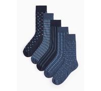 Multi Stripe Ankle Socks 5 Pack 9-12