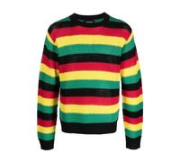Multi Stripe Oversized Jumper - male - Dsquared2 - Round-neck Knitwear - Multicolor - L - Knitwear L