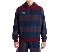 Multi Stripe Panelled Hoodie Umbro Mauve S