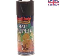 Plasti-kote 3101 400ml Super Spray Paint - Matt Black