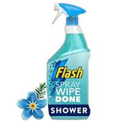 Multi-Surface Cleaning Spray | Kitchen, Bathroom & Antibacterial Variants | Powerful Grease & Dirt Removal | Fresh Long-Lasting Fragrance (Flash Spray Wipe Done Shower 800ml)