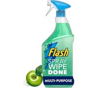 Multi-Surface Cleaning Spray | Kitchen, Bathroom & Antibacterial Variants | Powerful Grease & Dirt Removal | Fresh Long-Lasting Fragrance (Flash Spray Wipe Done Multi-Purpose Apple Blossom 800ml)