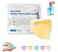 Multi-surface Floor Cleaning Tablets, 100 Piece Floor Cleaning Tablets Multi- Surface Cleaner, Non-Residue Disks for Hardwood Tile Laminate Mopping Daily Floor Care(Yellow,60pcs)