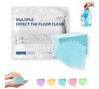 Multi-surface Floor Cleaning Tablets, 100 Piece Floor Cleaning Tablets Multi- Surface Cleaner, Non-Residue Disks for Hardwood Tile Laminate Mopping Daily Floor Care(Blue,60pcs)