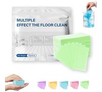 Multi-surface Floor Cleaning Tablets, 100 Piece Floor Cleaning Tablets Multi- Surface Cleaner, Non-Residue Disks for Hardwood Tile Laminate Mopping Daily Floor Care(Green,30pcs)