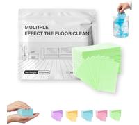 Multi-surface Floor Cleaning Tablets, 100 Piece Floor Cleaning Tablets Multi- Surface Cleaner, Non-Residue Disks for Hardwood Tile Laminate Mopping Daily Floor Care(Green,100pcs)