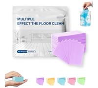 Multi-surface Floor Cleaning Tablets, 100 Piece Floor Cleaning Tablets Multi- Surface Cleaner, Non-Residue Disks for Hardwood Tile Laminate Mopping Daily Floor Care(Purple,60pcs)