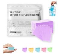 Multi-surface Floor Cleaning Tablets, 100 Piece Floor Cleaning Tablets Multi- Surface Cleaner, Non-Residue Disks for Hardwood Tile Laminate Mopping Daily Floor Care(Purple,100pcs)