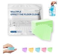 Multi-surface Floor Cleaning Tablets, 100 Piece Floor Cleaning Tablets Multi- Surface Cleaner, Non-Residue Disks for Hardwood Tile Laminate Mopping Daily Floor Care(Green,60pcs)