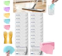 Multi-Surface Floor Cleaning Tablets,Water-Soluble Floor Cleaning Sheets - Quick-Dissolving for Hardwood,Laminate,Tile & Vinyl Surfacesa (Pink, 20 Packs (600 pieces))