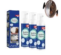 Multi Surface Foaming Cleaner Spray Heavy Duty Degreaser for Kitchen, Bathroom, Office Rinse Free Formulated for Stubborn Grease, Oil Grime Safe on Pots, Pans Various Surfaces (3PCS)