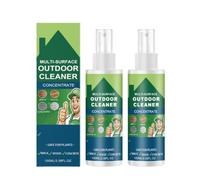 Multi-Surface Outdoor Cleaner Concentrate, Heavy Duty Exterior Cleaner & Patio Cleaner Liquid for Driveways, Decking, Fencing, Brickwork & Garden Furniture (2pcs)