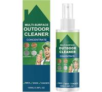 Multi-Surface Outdoor Cleaner Concentrate, Powerful Outdoor Surface Cleaner Spray, Fast Acting Stain Remover for Patio, Deck, Fence, Wood, Brick & Concrete (1pcs)