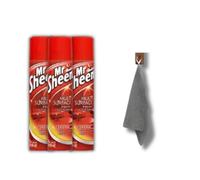 Multi-Surface Polish Original 250ml Pack of 3 with NaturaGlow Multi-Purpose Microfibre Cloth - Ultimate Shine and Protection for All Surfaces