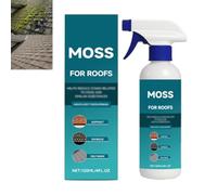 Multi-surface Roof Moss & Algae Cleaner Spray, Multi-surface Roof Moss & Algae Cleaner Spray - Spray, Rinse, And Watch It Shine, For Tile, Metal & Shingles, Plant-Safe Formula (2PCS)