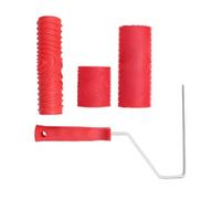 Multi Surfaces Decorative Roller Tool with Realistic Wood Grains Effect for Wall Door and Furniture Wall Painting Tool Long Time Rubber Paint Applicators