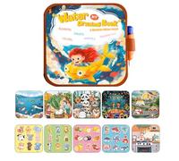 Multi-Themed Water Painting Books for Kids,Magic Colouring & Activity Book Watercolor Drawing Set for Children Aged 3 Years+