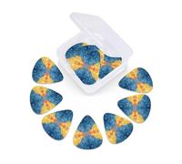 Multi-Thickness Guitar and Ukulele Flag of Venezuela Print Picks-12 pcs in Storage Tin (0.46, 0.71, 0.96mm)