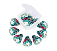 Multi-Thickness Guitar and Ukulele Travel Mountain Scenery Print Picks-12 pcs in Storage Tin (0.46, 0.71, 0.96mm)