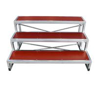 Multi-Tier Choral Risers - Non-Slip Staging Steps for Weddings Schools Churches Theaters Choir Performances & Singing Events - Easy to Assemble