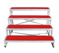 Multi-Tier Choral Risers & Stage Steps for Performances Events Weddings Choirs Parties School & Church Theater Concert Halls - Ideal Singing Platform