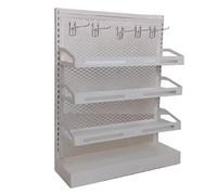 Multi Tier Counter Display for Mini Markets Beverage Shelf Organizer Commercial Food Rack (23.6x8x29.5in) Maximizes Space Boosts Sales Durable Design
