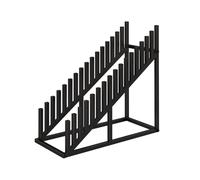 Multi-Tier Display Stand for Trade Shows & Exhibitions - Versatile Slotted Flooring Shelf for Showrooms Product Displays Vendor Events & Marketing Promotions