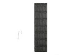 Multi-Tier Foldable Storage Bag Featuring Interior Pockets and Rear Hanging Door for Neat Shoe and Item Storage (28 grid Grey)