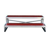 Multi-Tier Non-Slip Choral Risers for Weddings Schools Churches Theaters & Choir Performances - Sturdy Portable Staging Steps for Singing Events