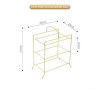 Multi Tier Rectangular 304 Stainless Steel Barbecue Rack With Polished Finish For Commercial Kitchen And Home Grill Use(C)