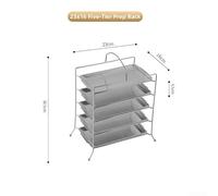 Multi Tier Rectangular 304 Stainless Steel Barbecue Rack With Polished Finish For Commercial Kitchen And Home Grill Use(N)