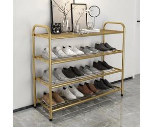 Multi-Tier Shoe Rack - Vertical Storage nizer for Entryway Hallway Closet & Dorm Room 23cm Wide Non-Slip Design 16cm Space Between Shelves