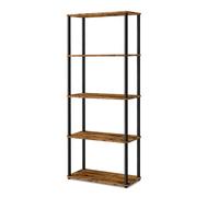 Multi tier storage shelf with quick assembly for any room, 5-Tier(60W x 139H cm)