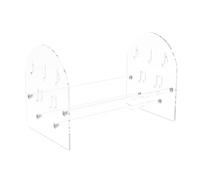 Multi Tiers Vinyls Record Display Rack Clear Acrylic Albums Organizers For Music Enthusiasts Magazine Storage Shelf Silicone Padded Base