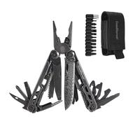 Multi-Tool, 25 in 1 Spring Multi-Tool Pliers, Each Tool with Safety Lock, Stainless Steel Multitool, Propylene Sheath, Survival Gear for
